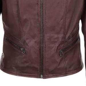 Chaqueta de piel auténtica 100% ligera al por mayor para mujer con servicio OEM chaqueta de invierno de punto transpirable para mujer - Product Image 6