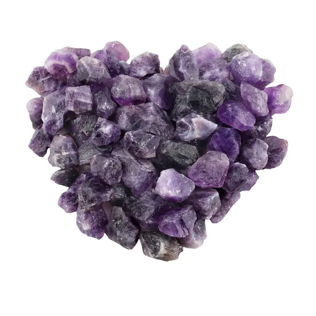 Hot Sell Natürlicher Amethyst Roh kristall Große raue Kristall-Tumble-Stein-Herstellung in Indien Niedrige Preise