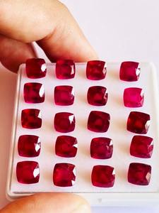 Cojín de calidad AAA, piedras preciosas de rubí Natural tratadas con calor, piezas de belleza únicas para la fabricación de joyas, Color rojo IGI certificado - Product Image 5