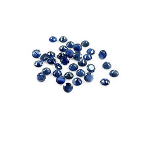 Zafiro Azul Natural, Gema Suelta Sin Tratar, 5mm y 6mm, Corte Brillante y Ovalado, Calibrado, Redondeado, de Ópalo y Aguamarina - Product Image 1