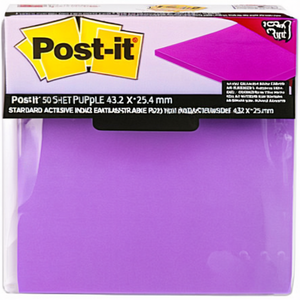 Tiras Adhesivas Post-it de 50 Hojas, Color Morado, 43.2 x 25.4 mm, para Archivadores - Product Image 2