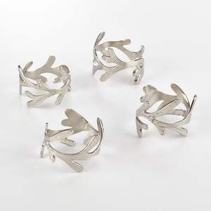 Handmade hammered gold metal napkin ring for stylish <b>dining</b> <b>table</b> setting <b>rustic</b> <b>farmhouse</b> wedding decoration event - Product Image 5