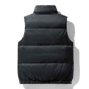 Wholesale Price Good Quality New Design Men Puffer Sleeveless Jackets Fashionable in Plus Size 100% Wool Zip up Puffer <b>Waistcoat</b> - Product Image 3