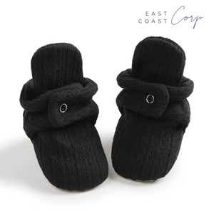 Infant Cozy Fleece <b>Bootie</b> Newborn Stay-On <b>Slipper</b> Winter Warm Gripper Non-Slip Crib Shoes for Boy Girl Western Style Autumn - Product Image 1