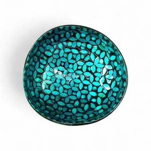 Tazón de Cáscara de Coco Estilo Bohemio al por Mayor con Incrustaciones de Nácar, Diseño Personalizado de Vietnam - Product Image 5