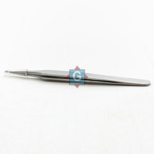 Pinces à épiler en acier inoxydable pour extensions de cils - Pointe lisse durable, couleur et logo personnalisables - Product Image 4