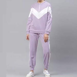 High Quality Plus Size Lightweight Cotton <b>Women's</b> Tracksuits Solid Autumn Casual Sets Breathable Customizable Logo & Design - Product Image 1