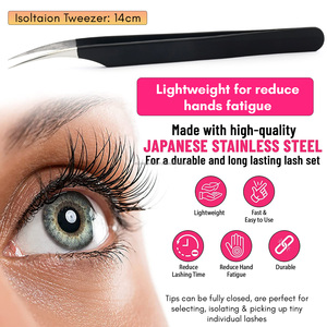 แหนบแยกขนตาปลายไฟเบอร์แหนบแยกขนตาเพิ่มวอลลุ่มเพื่อความงามที่เหนือกว่า - Product Image 3