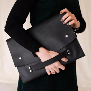 Housse en cuir véritable pour ordinateur portable Handmade Office Business Organizer Portfolio Retro Executive Work Durable Classic LLS-0309 - Product Image 1