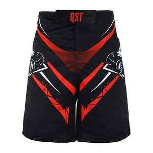 Venta al por mayor personalizado 100% poliéster jiu jitsu kimono MMA Fighting Shorts hombres sublimación impresa diseño MMA Shorts para adultos - Product Image 5