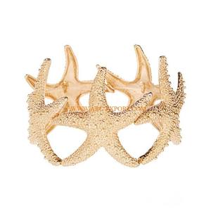 Anneaux de serviette en aluminium coulé à la main argent et or vaisselle de table en gros moderne nouveau look anneaux de maintien de tissu pour le fournisseur - Product Image 6