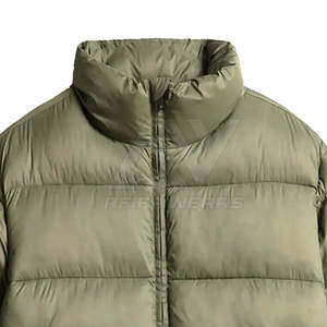 Chaquetas de burbuja de invierno para hombre de alta calidad más vendidas, personalizadas, totalmente OEM, cuello levantado, venta al por mayor, estilo de calle principal - Product Image 4