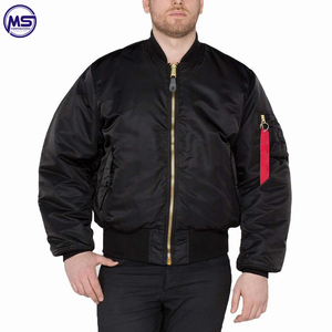 Hot Selling Men's Light-<b>Weight</b> Bomber Jacket Professional Winter Wear with Custom Logo Printing High Quality Thin <b>Stand</b> Collar - Product Image 4