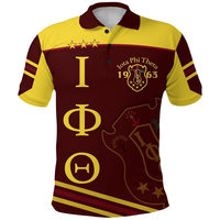 Camiseta Iota Phi Theta 1963 Ecológica de Punto Estampada para Hombre, Ropa de Fraternidad Griega Ivy League