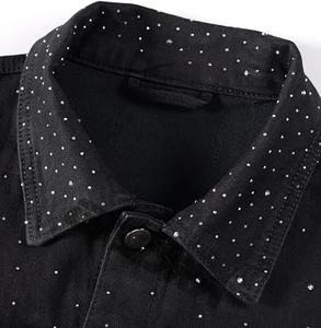 แจ็กเก็ตเดนิมรุ่นเฮฟวี่เวทสำหรับผู้ชายเครื่องแต่งกายอินเทรนด์มีเอกลักษณ์โรงงาน - Product Image 3