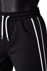 Conjunto Deportivo Unisex con Capucha, Cierre Completo con Cremallera, Estilo Casual para Correr, Color Negro y Verde Oliva, Poliéster y Algodón, Ropa de Invierno de Secado Rápido - Product Image 4