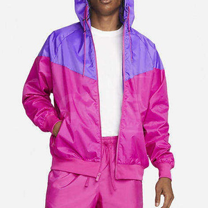 Nouveau design Veste coupe-vent de pluie de haute qualité pour hommes, vestes de sport respirantes à manches longues de couleur double - Product Image 2