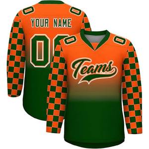 Jersey de hockey sobre hielo personalizado para hombre de último estilo Logo sublimado Jersey de hockey sobre hielo del equipo juvenil - Product Image 3