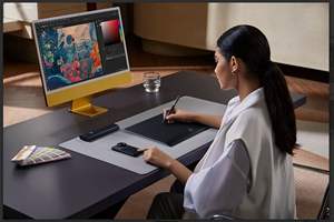 Deco Pro LW 2nd Generation Bluetooth Wireless Graphics <b>Tablet</b> Large - Product Image 5