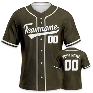 Maillot de baseball personnalisé avec logo et nom, vente en gros, sublimation solide, pour adultes, vêtements de baseball et de softball, maillots de baseball 100% polyester - Product Image 4