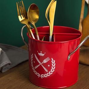 Palillos de estilo japonés cucharas soporte para utensilios 4 compartimentos para servilletas de cocina tenedores cuchillos de cocina Almacenamiento de cubiertos - Product Image 1