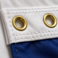 Drapeau personnalisé en gros 3x5 pieds, bannière publicitaire double face en polyester recyclé, fabricant de drapeaux personnalisés imprimés numériquement avec logo