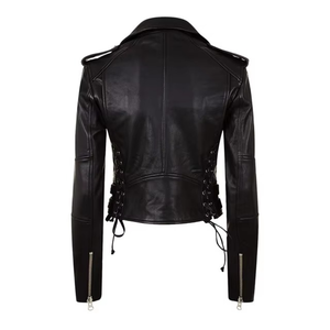 Chaqueta de Cuero para Mujer 2026, Fabricante Mayorista, Chaqueta de Cuero PU para Mujer, Último Diseño 2025, Chaquetas de Cuero para Mujer - Product Image 3