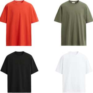 Camiseta de Manga Corta para Hombre, Personalizada OEM, de Seda/Algodón, Corte Regular Formal, Transpirable, con Estampado de Leopardo, Estilo Urbano Vintage, Lavado Ácido - Product Image 4