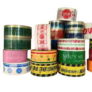 Étiquettes d'emballage imprimées avec logo de haute qualité, vendues en gros pour sceller les marchandises et les boîtes en carton - Product Image 2