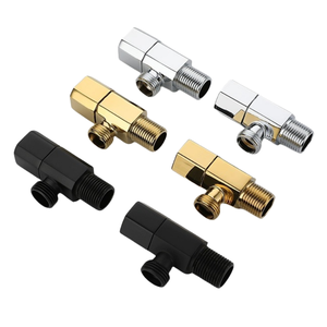 WC carré au design moderne avec un aspect délicat pour les hôtels et les salles de bain, robinet d'angle en laiton chromé 2/1 - Product Image 2