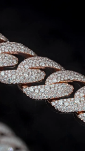 Cadena Cubana de Moissanita de 23 mm, Plata de Ley 925, Cierre de Limón, Longitud Personalizada - Product Image 2