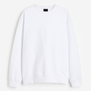 Sweat-shirt à capuche surdimensionné en molleton tricoté lourd, personnalisé OEM, en polyester/coton, anti-rétrécissement, pour homme, vente en gros - Product Image 5