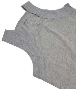 Débardeur tactique à col rond en coton à manches courtes pour hommes Chemise de base sans manches Débardeur pour hommes Meilleure vente - Product Image 5