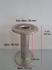 Lot important de bobines à bride en alliage d'aluminium Scaglia en très bon état pour le torsion, le recouvrement et le traitement du fil 140-36-84mm Italie - Product Image 4
