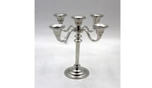 Portavelas de aluminio de lujo con detalles artesanales únicos para Bodas de lujo y decoración de interiores del hogar - Product Image 4