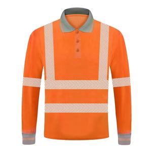 Mode Hi Viz Casual Jersey Solide pour T-Shirt 100% Coton Séchage Rapide Rose Réfléchissant Sécurité Vêtements De Travail Hommes Avant Personnalisé - Product Image 5
