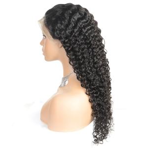 Perruque Lace Frontal Wig Full HD 360, cheveux humains, perruque Lace Frontal transparente 13x4, perruque crépue bouclée, pre-plucked avec Baby Hair, vente en gros - Product Image 5