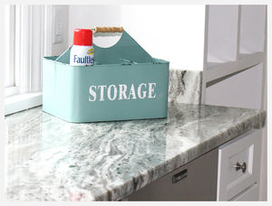 Caddy galvanisé Nouveau design de baignoire Porte-couverts en métal New Look Porte-couverts en métal pour couverts et couverts Dernier caddie - Product Image 6