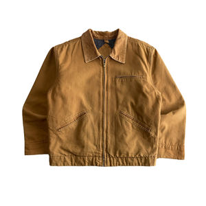แจ็กเก็ตผ้าแคนวาสสำหรับผู้ชายวินเทจซักได้สไตล์คลาสสิกสำหรับฤดูใบไม้ผลิ - Product Image 1