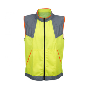 Gilet de sécurité réfléchissant en tissu tricoté haute visibilité le plus célèbre en gros avec protection de visibilité améliorée multi-poches - Product Image 1