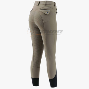Medias de equitación para mujer con tela de tacto suave, ajuste de cintura alta, perfectas para sesiones de entrenamiento, competiciones y comodidad - Product Image 3
