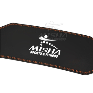 Cinturón de soporte de cintura de entrenamiento para adultos para hombres ligeros profesionales Levantamiento de pesas de cuero de calidad con características protectoras en venta - Product Image 4