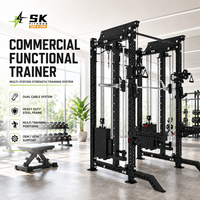 Máquina Multifunción Directa de Fábrica SK con Barra Smith y Rack de Potencia, Equipo de Gimnasio Comercial al por Mayor OEM ODM