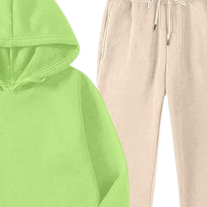 Conjunto Deportivo Premium de Felpa Lisa para Hombre, Sudadera con Capucha Suave y Pantalones Deportivos, Ropa Casual de Invierno, Venta al por Mayor de Fábrica, Personalizable OEM - Product Image 6