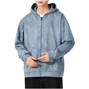 Sudadera/Sudadera con capucha con lavado ácido de gran tamaño de marca personalizada, diseño de Sudadera con capucha lavada Vintage de algodón 100% de alta calidad para hombres - Product Image 1