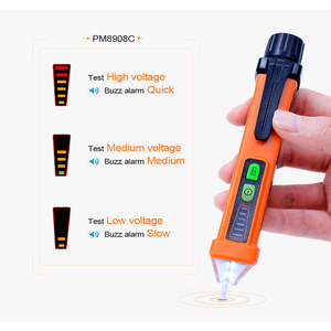 Medidor de pico AC sem contato Detector de tensão elétrica Tester Pen - Product Image 5
