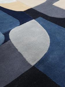 Tapis de sol de haute qualité, sur mesure, modernes, en laine/soie, à motifs géométriques, rembourrés, adaptés aux animaux domestiques, lavables, antidérapants - Product Image 2