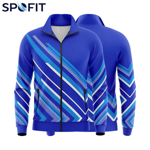 Ventes chaudes, vestes de sport de bonne qualité fabriquées en usine, logo personnalisé imprimé en différentes couleurs, veste imprimée par sublimation pour hommes - Product Image 4