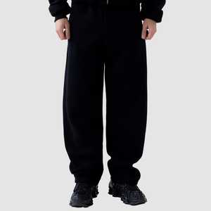 Fabricante de Chándales Casuales Extra Grandes Personalizados, Sudadera con Capucha Lisa con Cremallera, Pantalones Deportivos con Cordón, Ropa Urbana Regular de Peso Pesado - Product Image 3