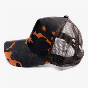 Gorra de camionero estampada por sublimación con panel frontal blanco transpirable ajustable SnapBack diseño personalizado sombreros casuales promocionales - Product Image 2